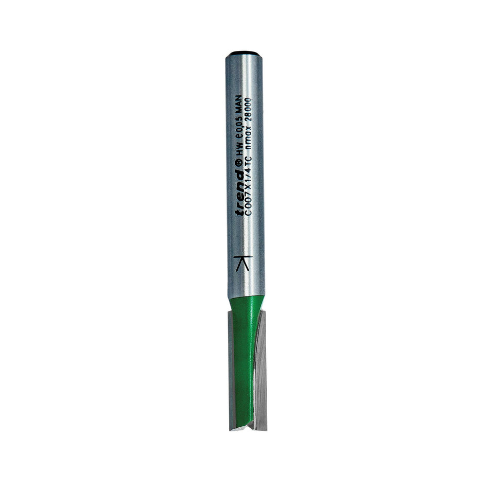 Trend C007X1/4TC - Two Flute Cutter 6.3mm diameter