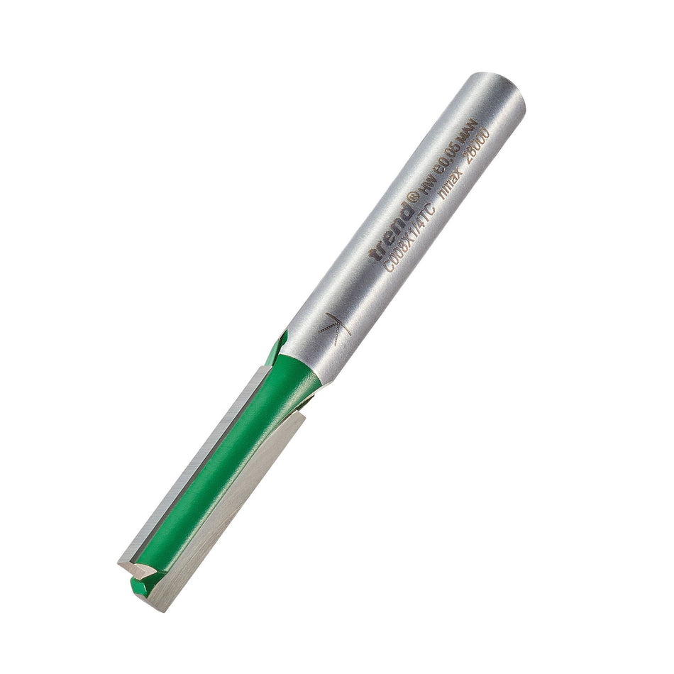 Trend C008X1/4TC - Two Flute Cutter 6.3mm diameter