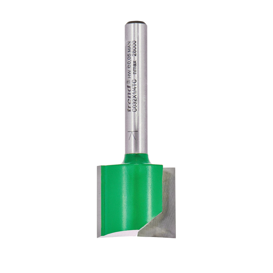 Trend C032X1/4TC - Two flute cutter 22.2mm diameter