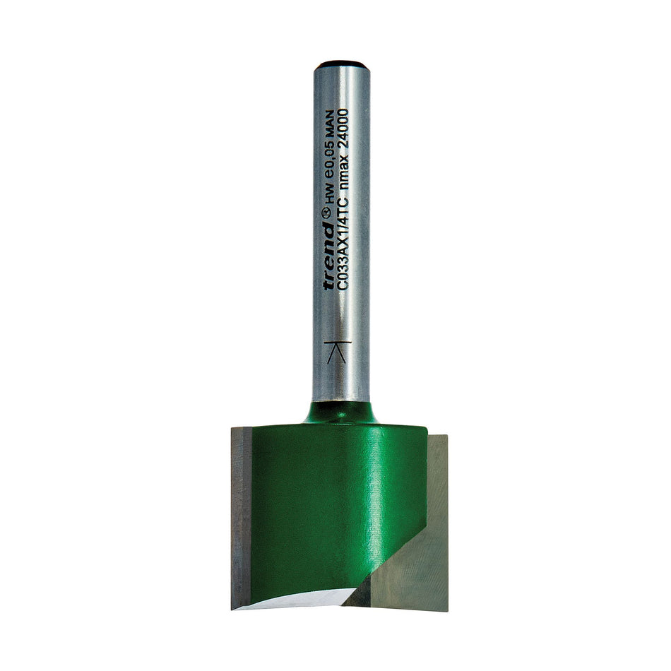 Trend C033AX1/4TC - Two flute cutter 25mm diameter