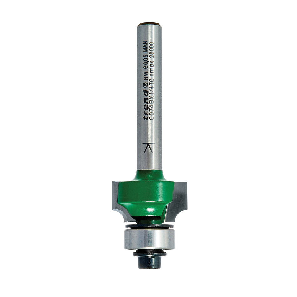 Trend C074BX1/4TC - Rounding over 3.0mm radius x 9.5mm cut