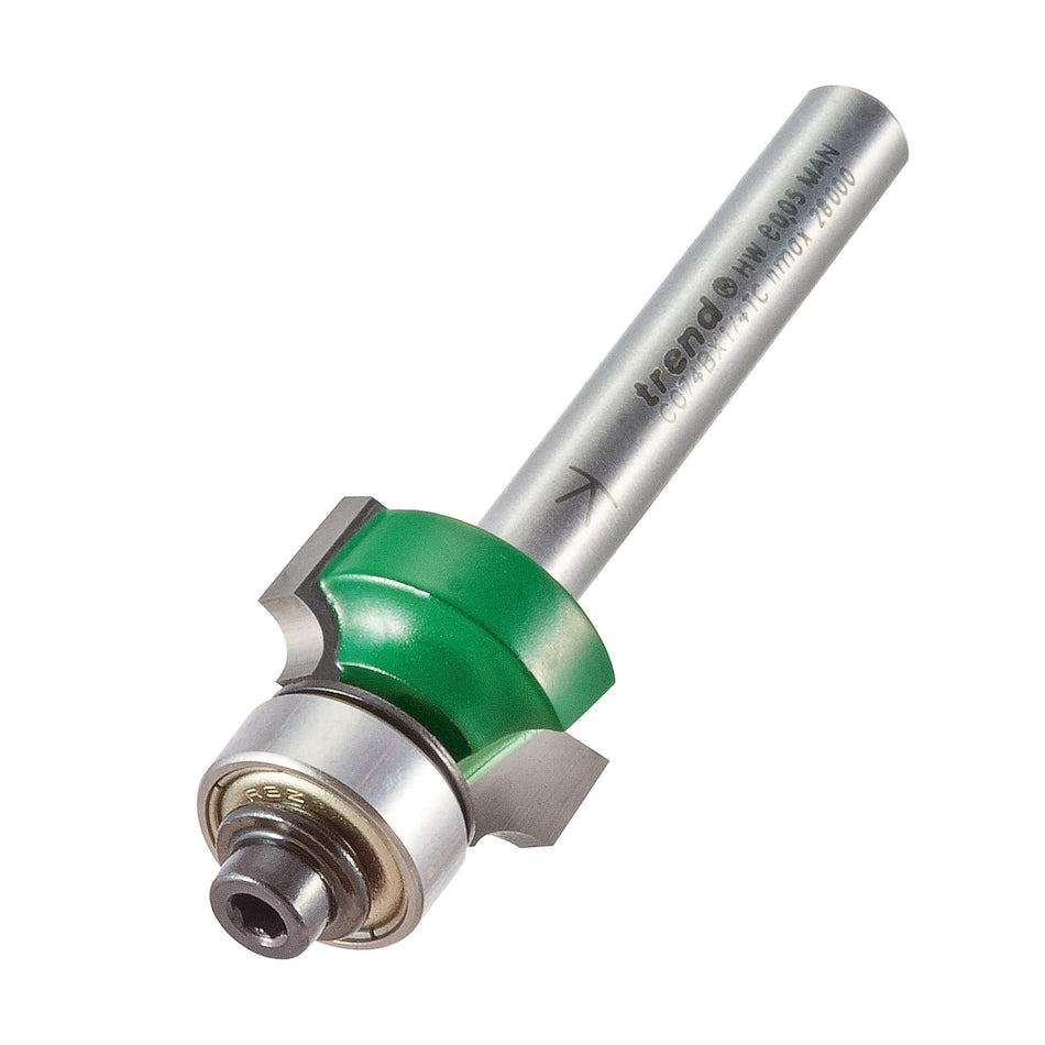 Trend C074BX1/4TC - Rounding over 3.0mm radius x 9.5mm cut