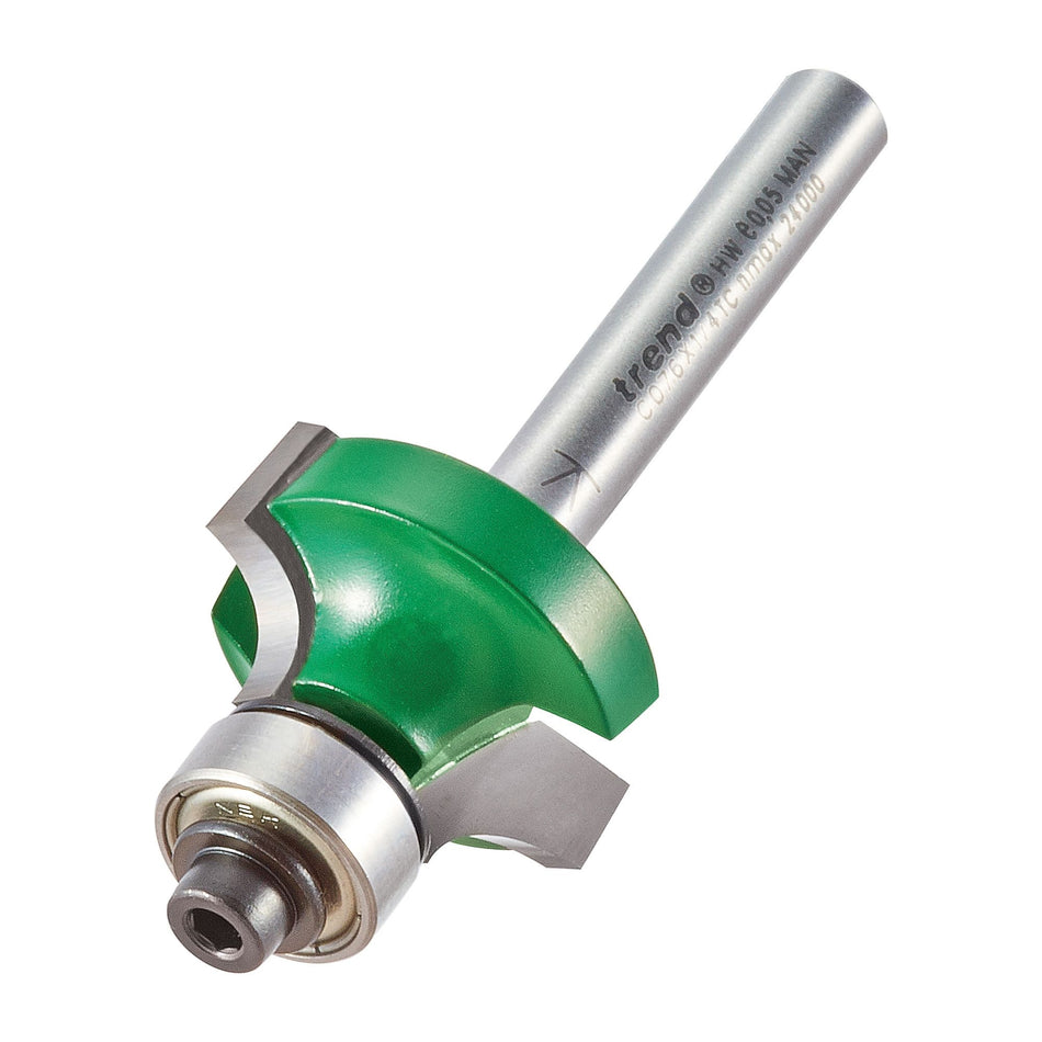 Trend C076X1/4TC - Rounding over 6.3mm radius x 12.7mm cut