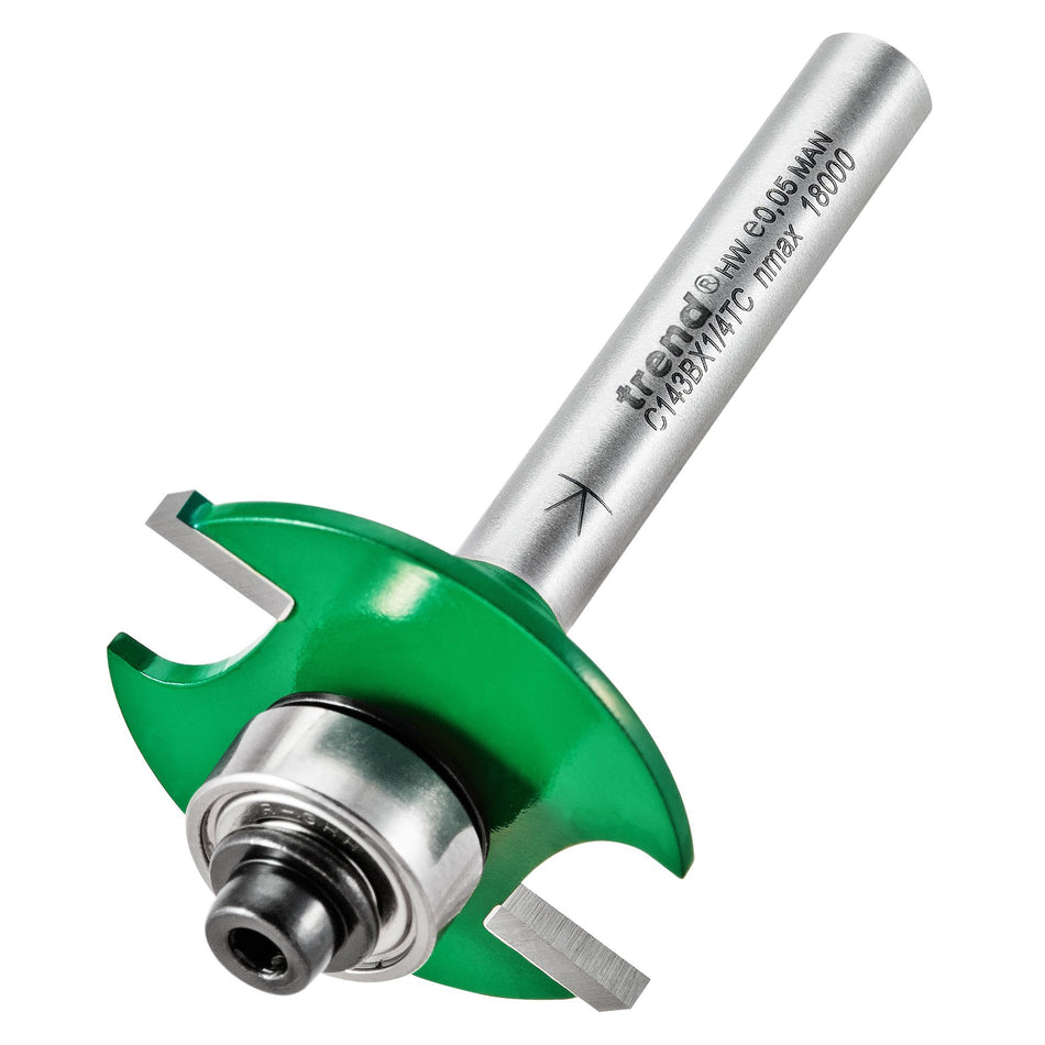 Trend C143BX1/4TC - Slotting 2mm cut
