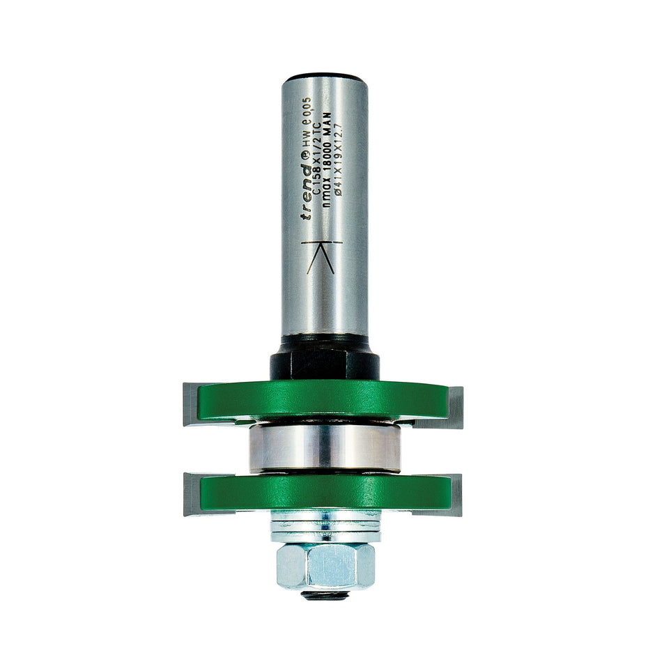 Trend C158X1/2TC - Tongue and groover set 41mm diameter