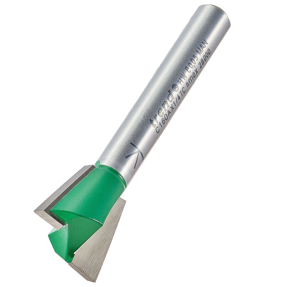 Trend C160AX1/4TC - Dovetail 15.9mm diameter x 104 degrees