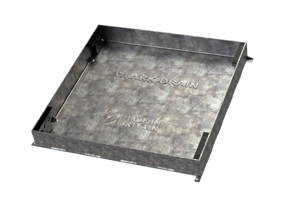 Manhole Cover Galv Block Pavior 600mmx600mm ALL STEEL 80MM Deep