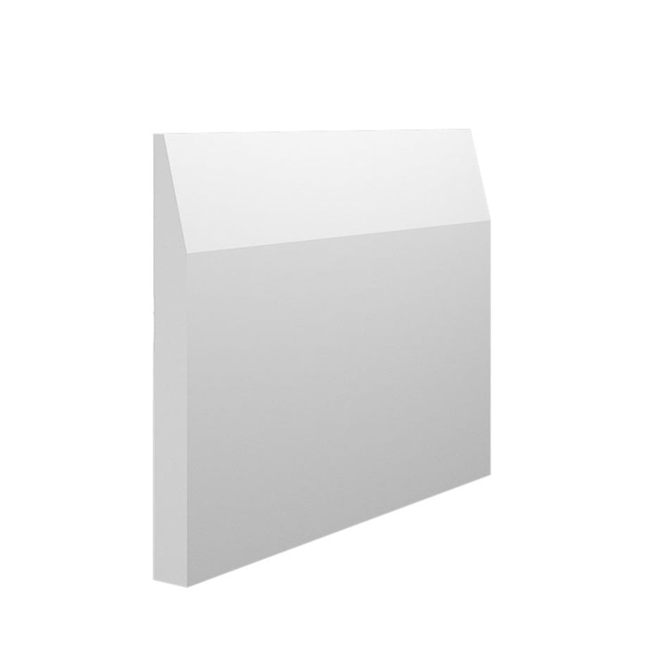 18 x 144 MDF Chamered Skirting Length 4.4M