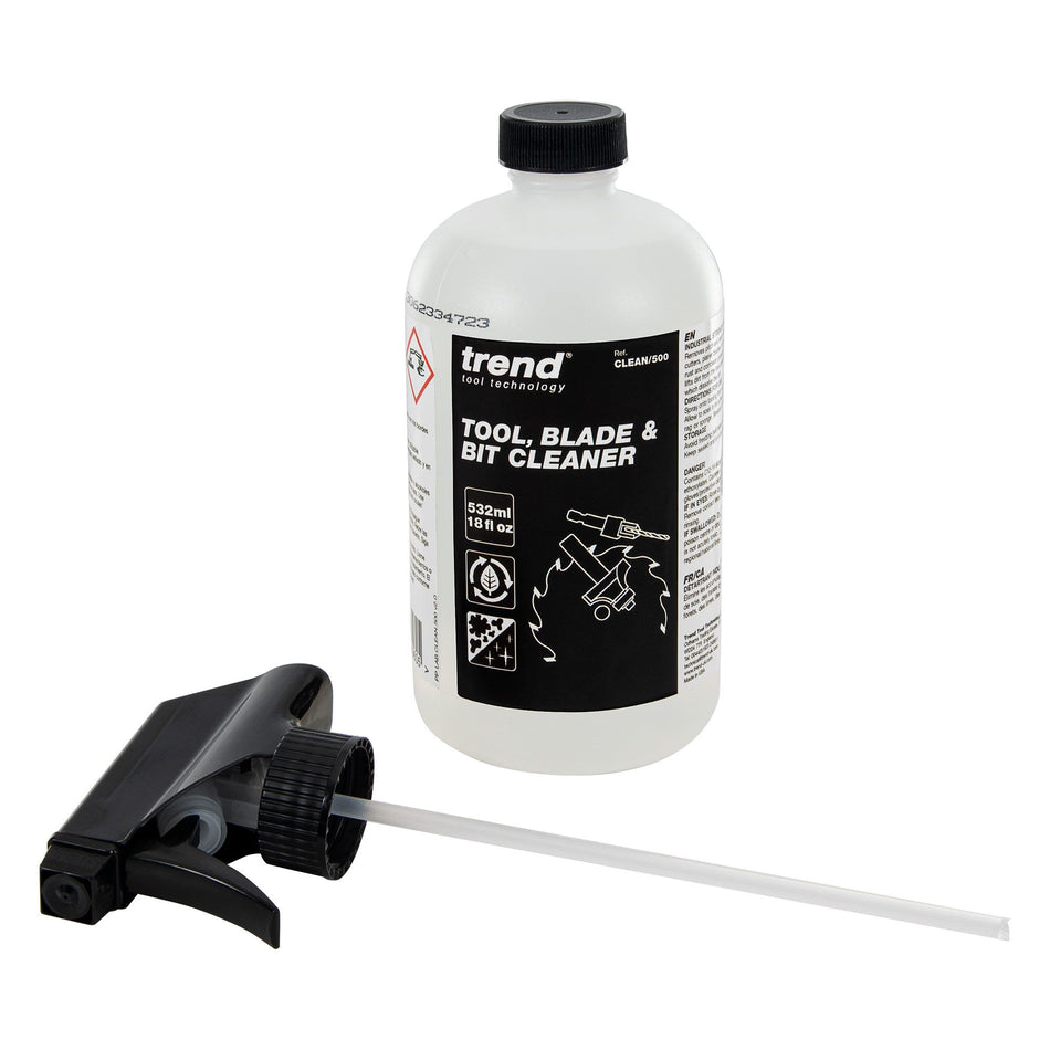 Trend CLEAN/500 - Tool, Blade & Bit Cleaner, 532ml (18oz)