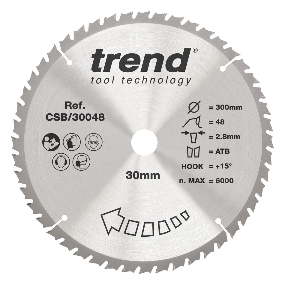 Trend Wood Circular Saw Blade 300mm x 30mm