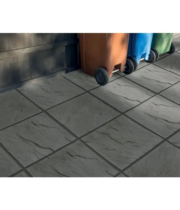 Peak Riven Utility Paving Dark Grey 450mm x 450mm x 30mm