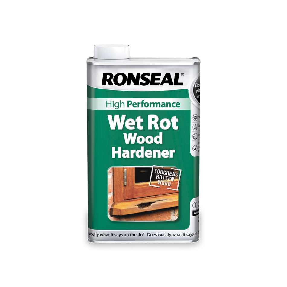 Ronseal Wet Rot Wood Hardener Clear 250ml