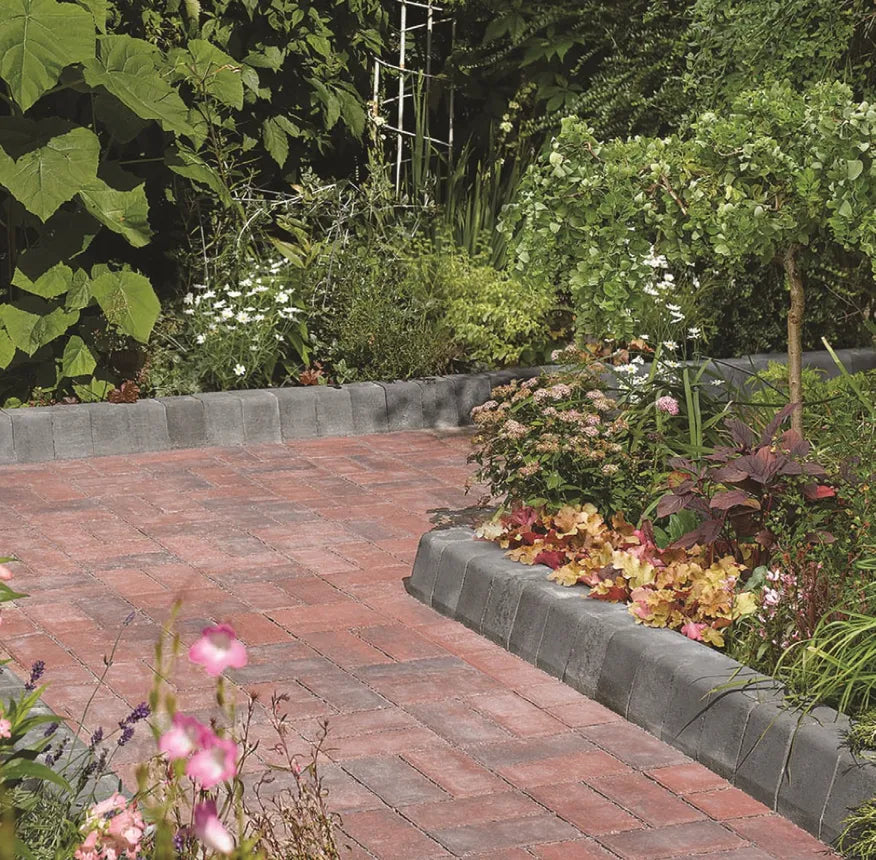 Driveway Block Kerb Large 100x200x125 Charcoal