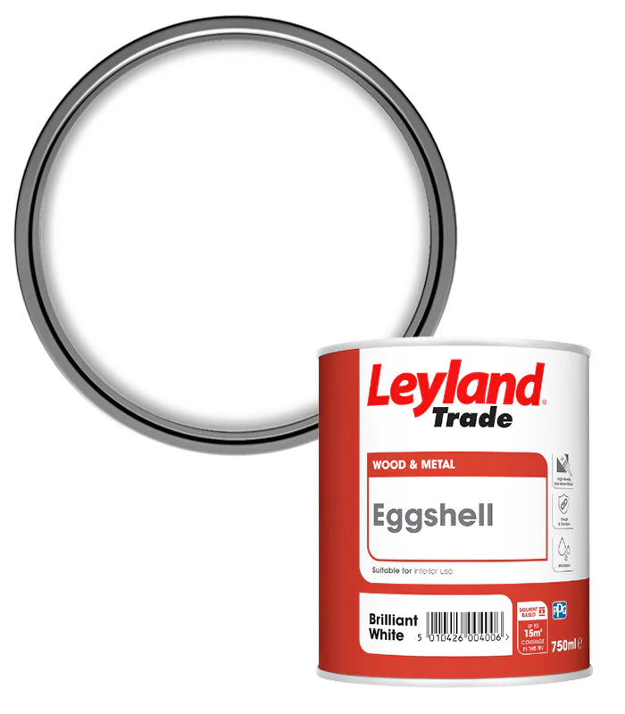 Leyland Trade Eggshell Brilliant White
