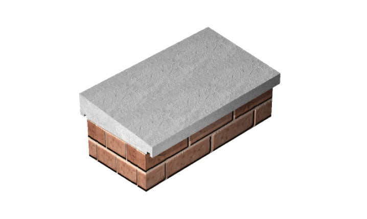 Supreme Concrete Coping Once Weathered