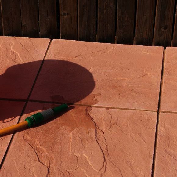 Peak Riven Utility Paving Red 450mm x 450mm x 30mm