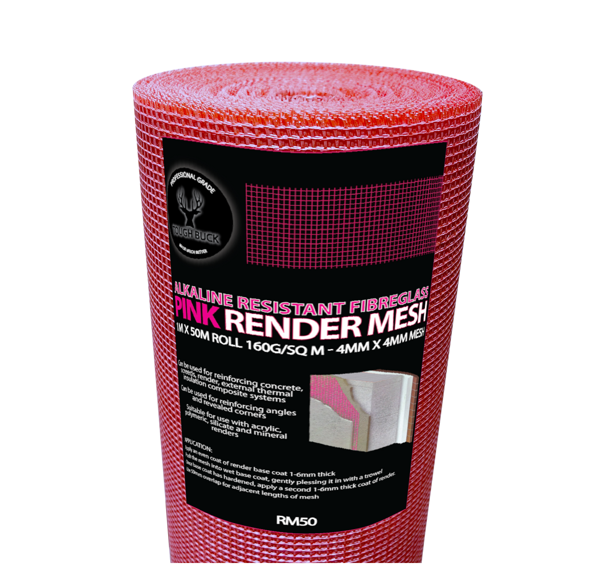 Rending Mesh Pink Render Mesh 1m x 50m