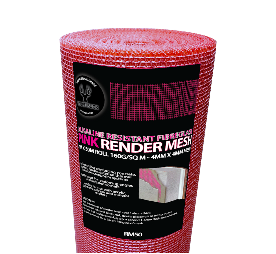 Pink Render Mesh 1m x 50m