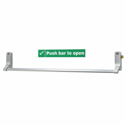 Exisafe Panic Latch Push Bar J-CE853PL-SIL