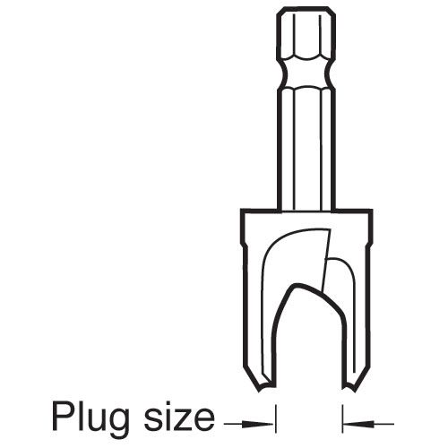 Trend SNAP/PC/38 - Trend Snappy 3/8 inch diameter plug cutter