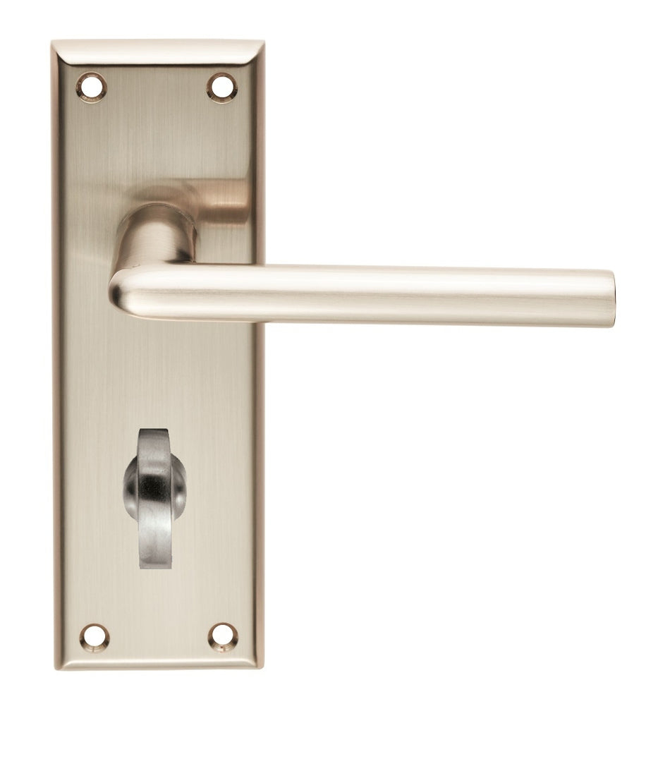 Serozzetta Dieci Lever on Backplate Satin Nickel