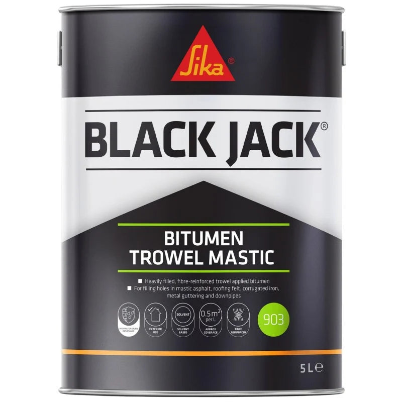 Sika Black Jack 903 Bitumen Trowel Mastic
