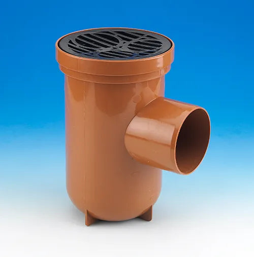 110mm Underground Drainage Plain Ended Roddable Gully