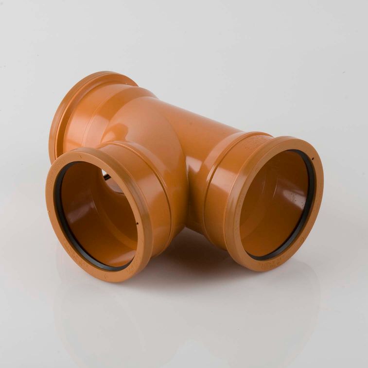 Brett Martin 110mm 87 1/2° Triple Socket Tee Branch
